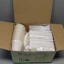 300 Piece (50 Sets) Biodegradable Paper Plates Set (EXTRA LONG UTENSILS), Disposable Dinnerware Set, Eco Friendly Compostable Plates & Utensil include Plates, Cups, Forks, Knives and Spoons