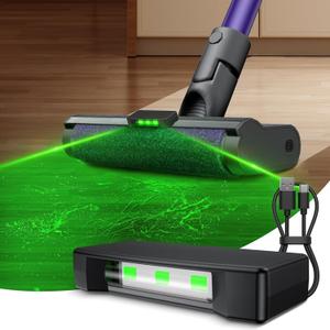 Bekamee Vacuum Dust Display Light, Universal Upgrade Vacuum Accessories, Ultra-Wide Angle to Reveal Hidden Dust & Pet Hair, Upgrade Your Cleaning (USB-C Rechargeable)