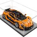 Clear Acrylic Display Case for 1:18 Scale Vehicle Model, for Lego 42138 92177 Collectibles, Assemblable Dustproof Showcase, Countertop Box for Diecast Car(13x7.1x6 inch;33x18x15 cm)