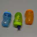 Tommee Tippee Sportee Water Bottle, for 12m+, 10oz, Pack of 3 Non-Spill Sippy Cups for Toddlers, Orange, Green and Blue, with Bite-Resistant Spout, Easy-Hold and BPA Free (Small)