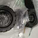 RC Truck Tires Wheel for 1/10 Big Rock Granite Vortek/Stampede Rustler Hoss/L0s1 Rc 4wd,RC Wheels Tires 12mm/14mm Hex,Black