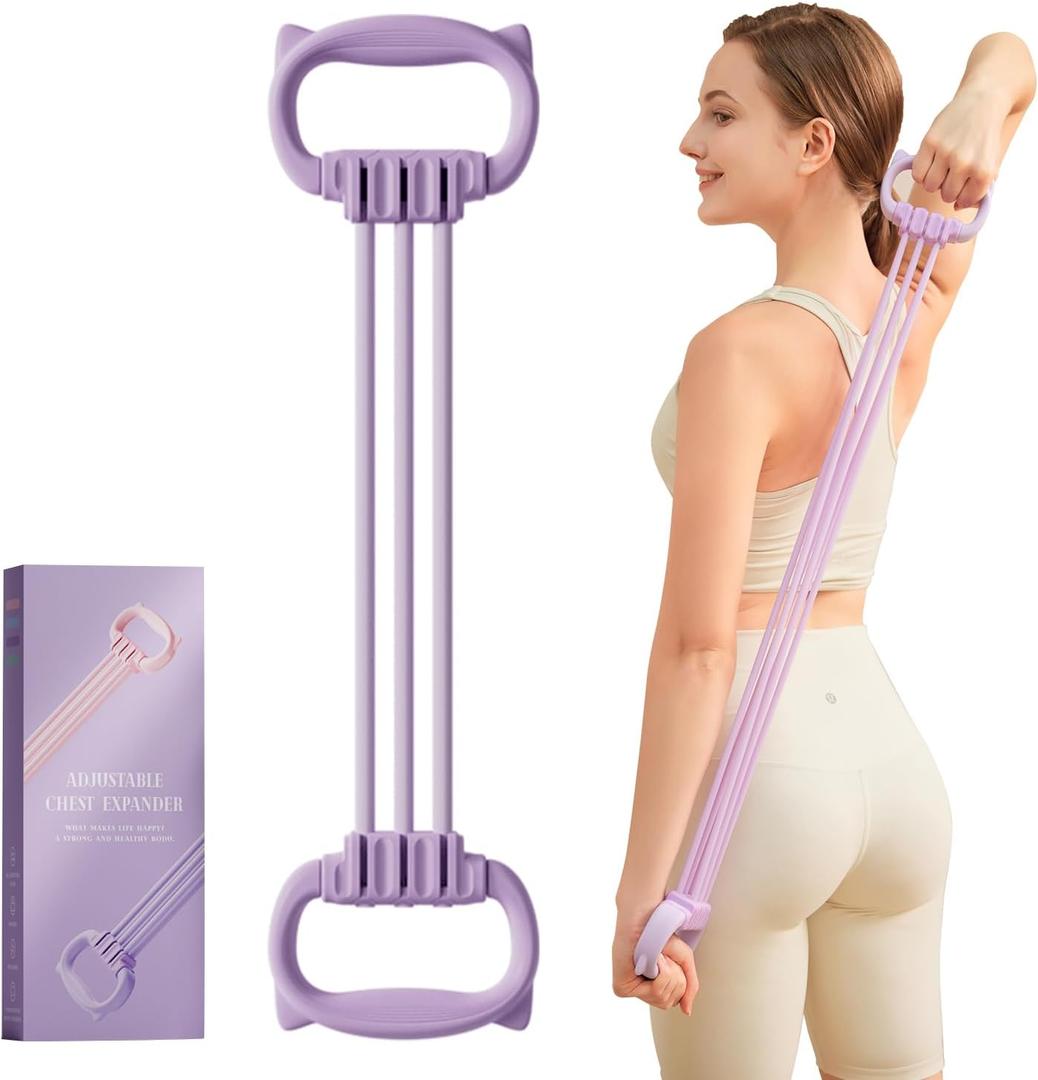 3 x Resistance Bands with Handles, Single Resistance Bands, Exercise Bands with Comfortable Handles, Resistance Training, Physical Therapy, Home Workouts, Fitness, Pilates