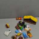 Lighted Nativity Set, 17 PCS Kids Little Nativity Playset, Children Toy Nativity Figures Include Manger Baby Jesus Three Kinds Small Animals for Toddler Children Kids, Xmas Decoration