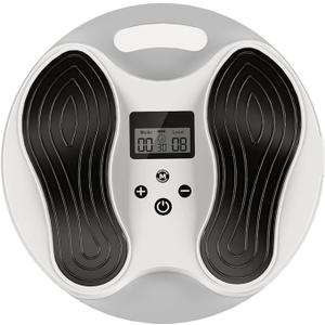 EULEYAW Rechargeable EMS Foot Massager for Neuropathy(FSA/HSA Eligible), Electronic Foot Circulation Stimulator for Plantar Fasciitis and Pain Relief, TENS & EMS Feet Legs Blood Circulation Machine