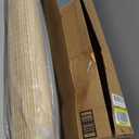 LazBlinds Cordless Bamboo Roman Shades, Privacy Window Treatment, Roll Up Bamboo Blinds for Windows, 26'' W x 60'' H (Privacy-dp-natural)