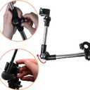 Universal Umbrella Mount Holder,180° Adjustable Umbrella Holder for Stroller,Hole Diameters 0.8-1.3cm,Umbrella Clamp Umbrella Stretch Mount Stand Holder for Stroller,Wheelchair,Walker,Rollator