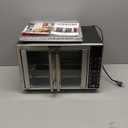 Gourmia French Door Air Fryer  25 Qt Large Capacity Convection Oven, Fryfroce 360, Digital Display with 17 Cooking Presets, Bake, Toast, Roast, Dehydrate, Fits 12 Pizza (Stainless Steel)