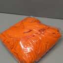 IVAPUPU 2 Pack 4FT Table Cloth for Rectangular Fitted Events Stretch Orange Table Covers Washable Cover Spandex Tablecloth Protector for Party, Wedding, Cocktail, Banquet, Festival