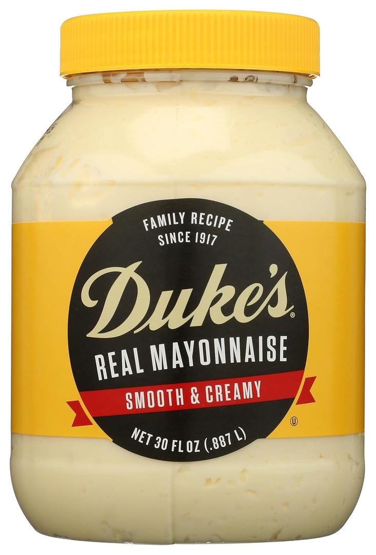 Dukes Real Mayonnaise, Smooth & Creamy, Sugar Free, 30 Fluid Ounces (Pack Of 12) (EXP 04/04/26)
