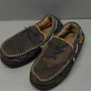 Zigzagger Men's Moccasin Slippers Memory Foam House Shoes, Indoor and Outdoor Warm Loafer Slippers (10, Camouflage)