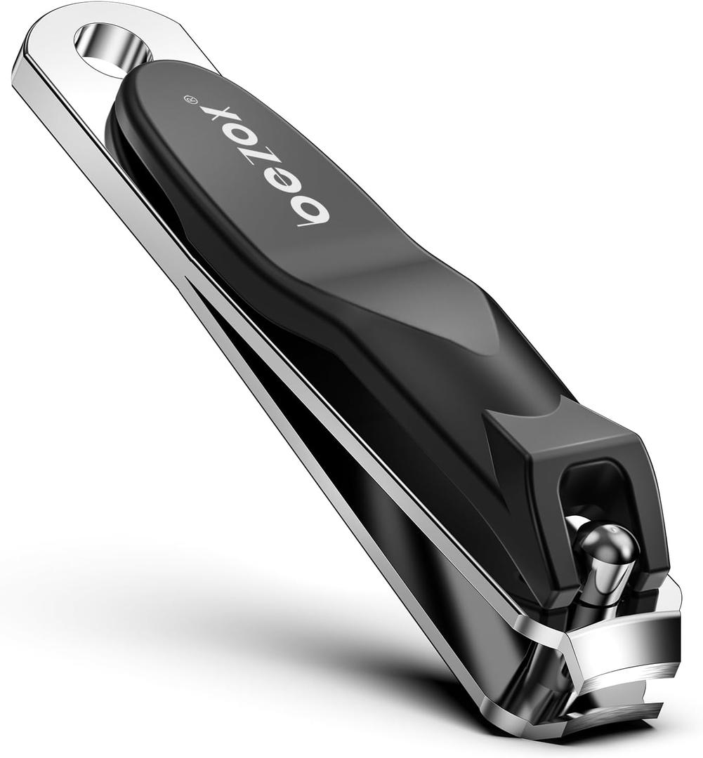 BEZOX Safe Baby Nail Clippers, Small Jaw Kids Nail Clipper Trimmers for Infants, Child and Toddlers, Precision Nail Grooming Tool for Tiny Fingers and Toes - Black