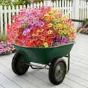 Artificial Flowers Fake Plants for Outdoors Spring Decoration, 13Bundles Silk Realistic UV Resistant Faux Flowers for Outside Planter Porch Yard Patio Garden Home Indoor, Mix