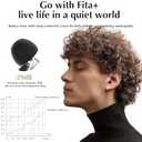 Fita+ Quiet and Showy Ear Plugs Noise Reduction for Concerts (Silver-Vine)