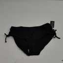 Catalina Womens Side Tie Bikini Swim Bottom Swimsuit (Large, Black)