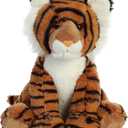 Aurora Cuddly Bengal Tiger Stuffed Animal - Cozy Comfort - Endless Snuggles - Brown 14 Inches