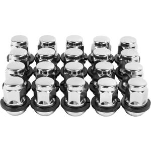 12x1.5 Lug Nuts,Set of 20,OEM Factory Style Chrome Wheels Lug Nuts Compatible with Accord Civic S2000 CRZ DX LX EX