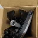 Clothes Steamer Stand Hanger with Steamer Ironing Glove for Steaming Clothes, Handheld Garment Steamer Rack with Grey Mini Handheld Ironing Pad Board