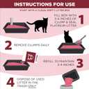 ARM & Hammer Clump & Seal Platinum Cat Litter, Multi-Cat Clumping Litter Forms Rock-Hard Clumps, Powerful Odor Eliminators with Baking Soda, 14-Day Odor Control, 18 lbs