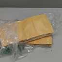 100pcs 3.5 x 5.5 inch Kraft Paper Treat Bags with Window Ziplock Stand Up Pouches for Food Storage Cookies Snacks Tea Packing