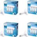 Philips LED 65W BR30 12-Pack Basic LED Daylight (7.2W = 65W) Dimmable Frosted Flicker-Free Light Bulb