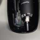 Aquasonic Black Series Ultra Whitening Toothbrush  ADA Accepted Electric Toothbrush- 8 Brush Heads & Travel Case  40,000 VPM Electric Motor & Wireless Charging - 4 Modes w Smart Timer