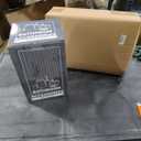 Clara Clark Bathroom Set - Gray Bathroom Accessories Set, Bathroom Sets with Shower Curtain and Rugs, 23PC Shower Curtain Set with Liner, Soap Dispenser, Soap Dish, Toilet Brush Holder, and Can (Grey)