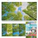 Magnetic Tree Cover for Fluorescent Or LED Fixture - Fluorescent Light Covers for Ceiling Lights - Must Haves for Teacher Supplies - Classroom, Home, Office Decor - Shades Overhead Lighting