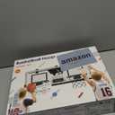 2 Player Basketball Game, Dual Shot Over The Door Mini Basketball Hoop Indoor with Scoreboard, Basketball Toy Gifts for Kids Boys Girls Adults, Suit for Bedroom/Office/Outdoor/Pool, Black