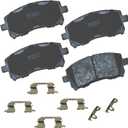 Bendix Premium SBC721 Ceramic Front Brake Pads for Subaru Forester 2002-1998, Impreza 2003-1998, Legacy 2002-1997, Outback 2002-2000