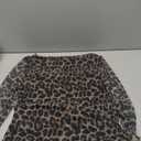 Milumia Women's Leopard Print Mini Dress Y2k Bell Long Sleeve Cheetah Short Dresses Going Out Party Clubbing Outfits (Large, All Brown)