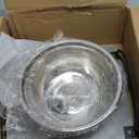 Elevated Dog Bowls for Large Dogs, 4 Height Adjustable Tilted Raised Dog Bowl Stand with 2 Stainless Steel 2L Bowls, 13.6" Tall Dog Feeder for Medium and Large Breed (Black)