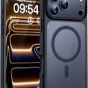 TOCOL for iPhone 17 Pro Max Case, Compatible with Magsafe, Full Camera Protection, Built-in Magnets, Translucent Matte for iPhone 17 Pro Max Phone Case 6.9 inch (Black)