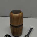 COOL KNIGHT Electric Herb Grinder [Large Capacity/High Rotating Speed]-Electric Grinder for Spices and Herbs (Wood Grain 2)