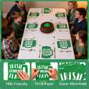 3 x 40-Count Green Mug Style Cocktail Napkins | Disposable Paper, St. Patrick's Day Decor, St. Patrick's Day & Easter Party Essentials