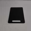 Fotouzy Plastic Utility Cutting Board with Handles, Food Safe PP Material, BPA Free, Dishwasher Safe, Thick Chopping Board, Large Size, Easy Grip Handle, for Kitchen (Black)