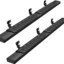 6 inches Running Board Side Steps Nerf Bars Stainless Steel Compatible for 2009-2018 Dodge Ram 1500/2019-2023 Ram 1500 Classic Quad Cab (Aluminum Black)