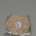 Print Burlap Paper Lanterns 8 inch Round Hanging Chinese Paper Lamp Decorative for Farmhouse Classroom Decor Home Classroom Birthday Party Supply Ceremonial Event, 6pcs (Brown)