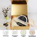 UoeRing 1 Extra Large Gold Gift Box 17x14.5x6 inch Luxury Gift Box for Presents with Magnetic Closure Lid Collapsible,Birthday,Christmas,Contains Card, Ribbon,Tissue Paper,Shredded Paper Filler, 1 count