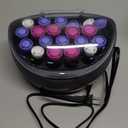 Remington Ionic Conditioning Hair Setter, 20 Velvet Hair Rollers, 6 Large (1), 10 Medium (1"), 4 Small (), Blowout Style Hair Curlers (pink)