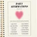 JWVK Daily Affirmations Preppy Pink Aura Heart Notebook,Trendy Positive Affirmations Inspirational Notebook Journal for Teen Girl Work Office School Student Teacher,Hardcover Spiral Notebook 5.5x8.3 and YUNISS Christmas Gifts 18 Colors Acrylic Paint