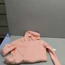 Amazon Essentials Girls and Toddlers' Polar Fleece Full-Zip Hooded Lightweight Jacket (X-Large, Soft Pink)