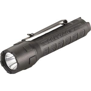 Streamlight 88610 PolyTac X USB 600-Lumen Multi-Fuel Professional Tactical Flashlight, Clear Retail Packaging, Black