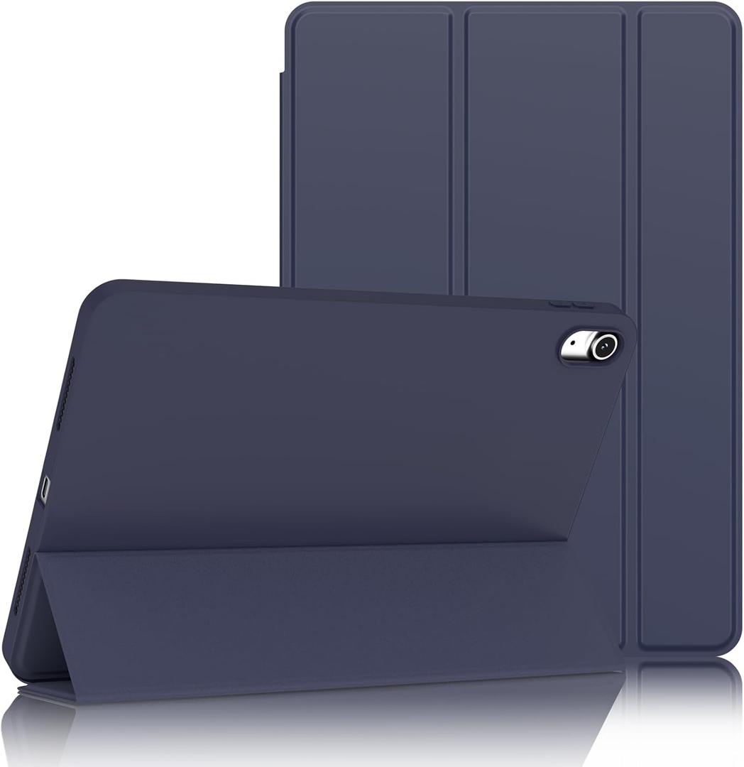 Meliya Case for iPad (A16) 11th Generation 11 Inch 2025, iPad 10th Generation 10.9 Inch 2022, Slim Hard Shockproof Protective Cover, Support Auto Wake/Sleep, Without Pencil Holder (Navy Blue)
