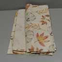 Artoid Mode Orange Pumpkins Fall Maple Leaves Fall Table Runner, Seasonal Autumn Kitchen Dining Table Decoration for Home Party Decor 13x90 Inch