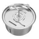Cat Water Fountain, 3.2L Stainless Steel Dual Spouts Automatic Pet Fountain Dog Water Dispenser with Water Level Window and Filter Silent Cat Water Dispenser Bowl for Dogs and Cats