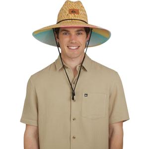Quiksilver Men's Wide Brim Outdoor Lifeguard Straw Sun Hat