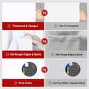 5X 6.5 Ft White Backdrop Photography, White Screen Photo Booth Backdrop for Photoshoot, Party and Video, Photo Background for Product, Portrait, Video Recording