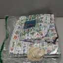 TIASUSAN Empty Printed Mahjong Bag for American Mahjong Set, Mahjong Carrying Bag with Tiles Bag and Racks Drawstring Bag