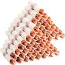 100 Pack Pre Rolled Rose Gold Plastic Silverware Set with Napkins,Disposable Wrapped Heavy Duty Cutlery Set for Wedding Birthday Party-100 Forks,Knives,Spoons,Utensils Set,Plasticware Bulk