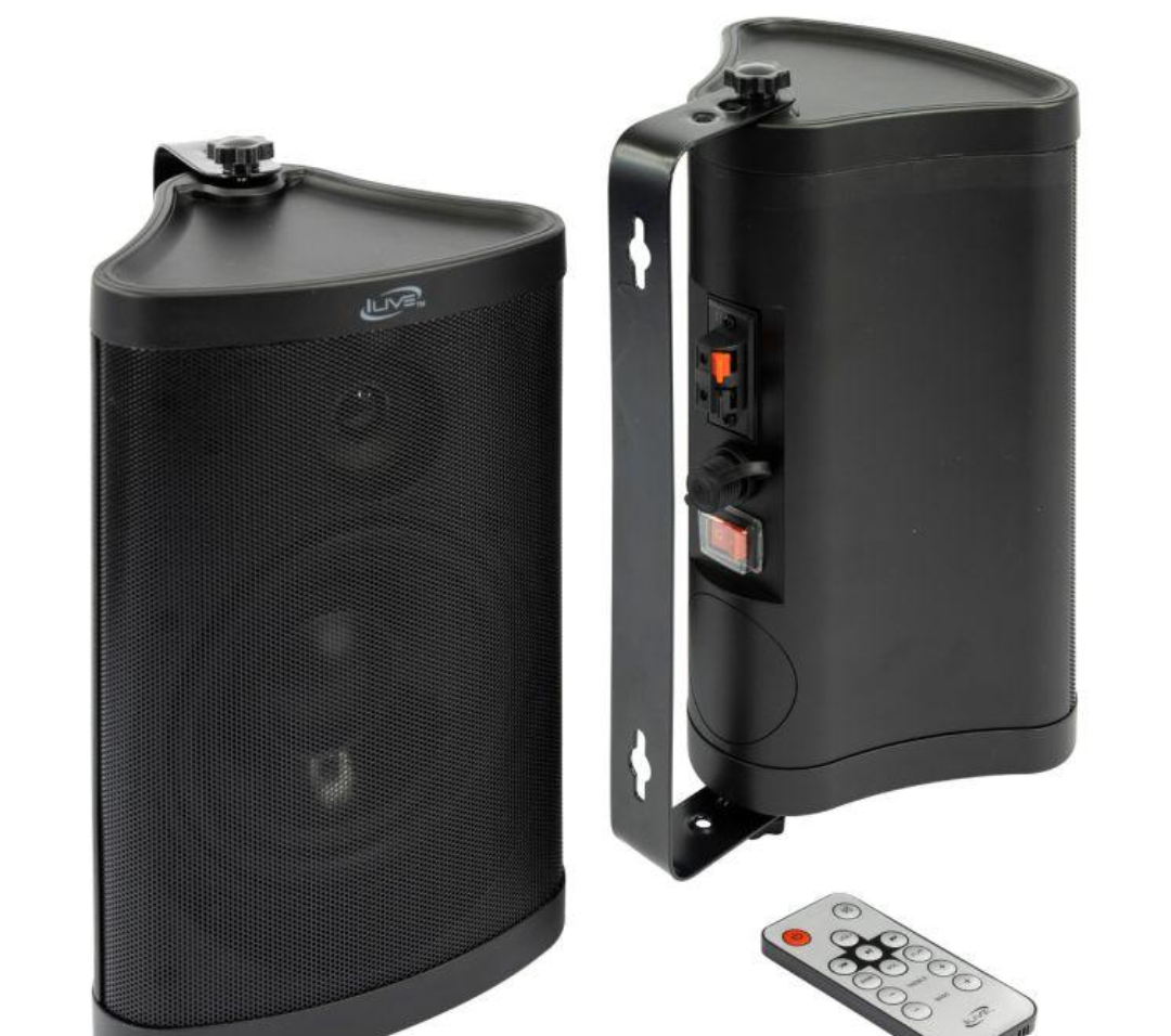 iLive Patio+ Indoor/Outdoor Water Resistant Speakers